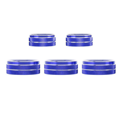5 x Car Air Conditioner Volume Switch Knob Cover Rings for Honda (2016-2023)
