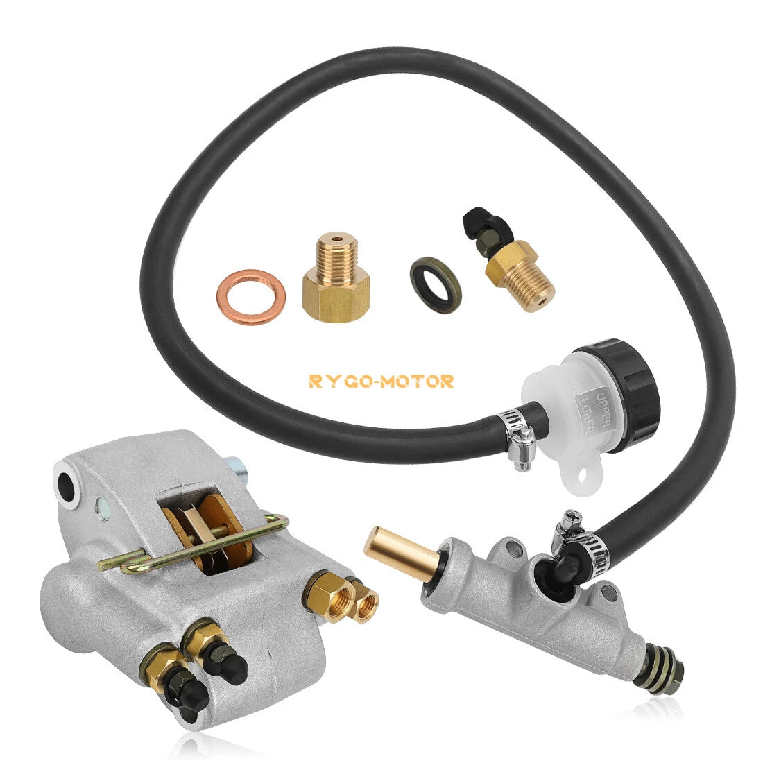Rear Brake Master Cylinder & Caliper for Polaris 455 4X4 (1999–2001)