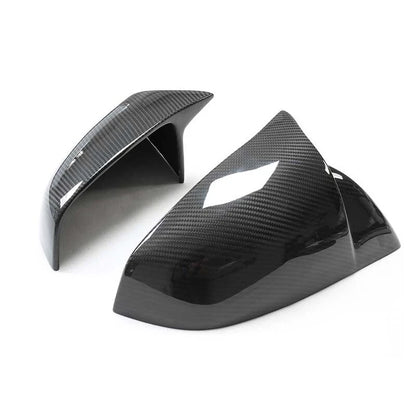 Real Carbon Fiber Rearview Side Mirror Cover Caps For Tesla Model S 2014-2020