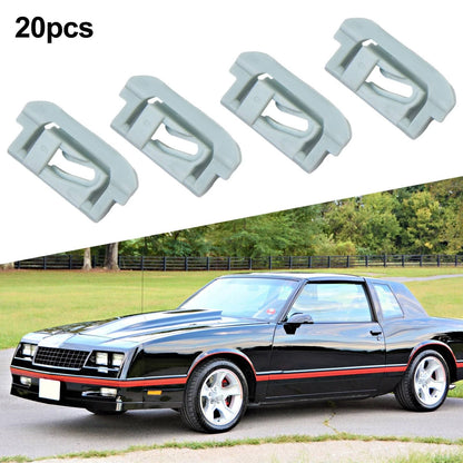 20x Windshield & Rear Window Trim Molding Clips for G-Body (1978–1988)
