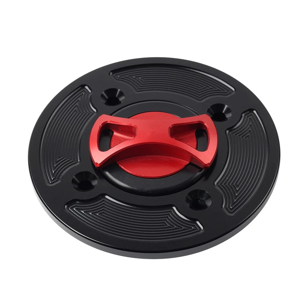 CNC Red Gas Fuel Tank Cap Cover for DUCATI Panigale V4/S/R (2018-2021)