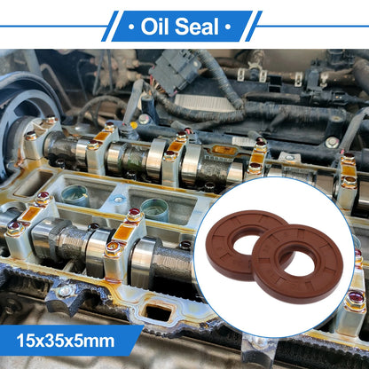 Oil Seal 15x35x5mm Seal Ring Rotary Shaft Seal FKM Rubber