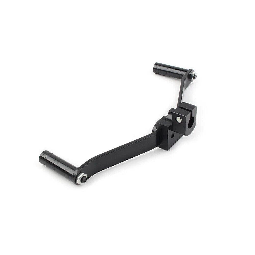 Dual Way Gear Shift Lever Footrest Pedal Shifter for Universal Motorcycle 21cm Black