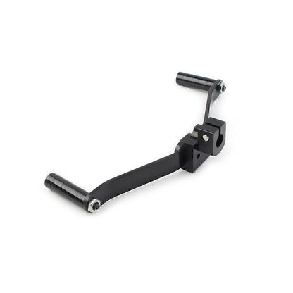 Dual Way Gear Shift Lever Footrest Pedal Shifter for Universal Motorcycle 21cm Black