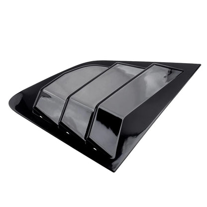 Black Rear Window Shutter Louver Scoop Covers for Nissan Qashqai J11