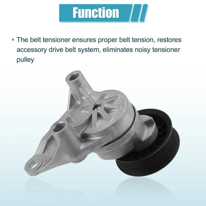 Set Drive Belt Tensioner Idler Pulley Assembly for Chevy Avalanche