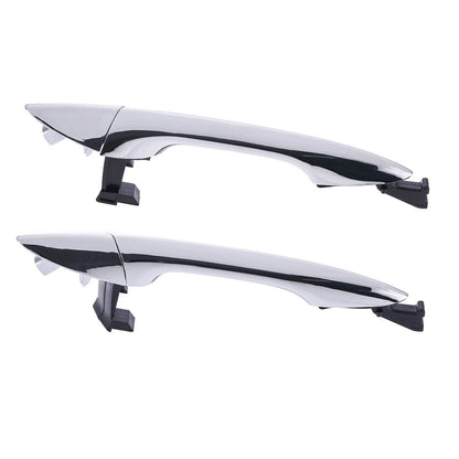 Door Handle Outer 4x Chrome Front Rear LH+RH for Hyundai Elantra MD (2011–2015)