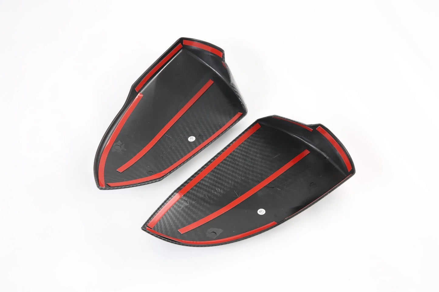 Rearview Mirror Lid ABS Cover Trim for Hyundai Elantra 2021-2024 Carbon Fiber