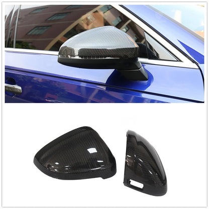 Carbon Fiber Mirror Covers for Audi RS4 S4 A4 B9 (2017-2019)