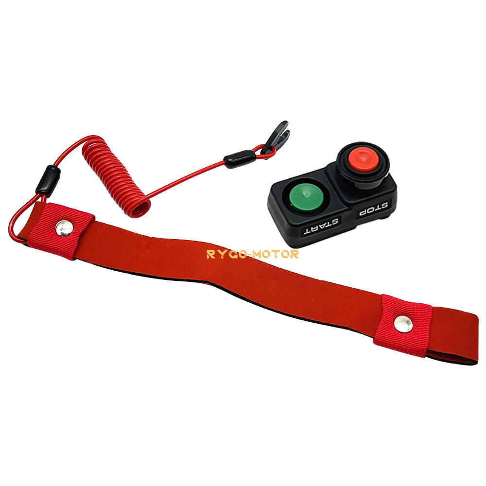 Safety Tether Lanyard Kill Stop Switch for Kawasaki Jet Ski 300SX (1986–91)