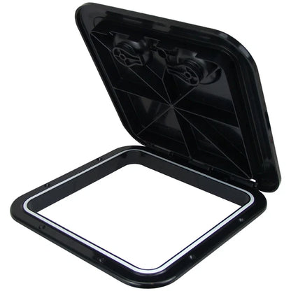 Access Hatch Black 380x380 for Caravan Boat - EUROPA Made in Italy