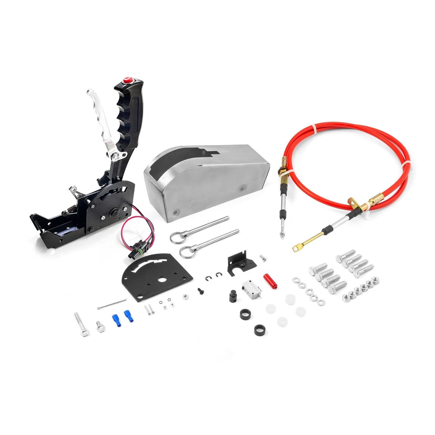 Universal 3 & 4 Speed Automatic Gated Shifter Assembly for Car - Black