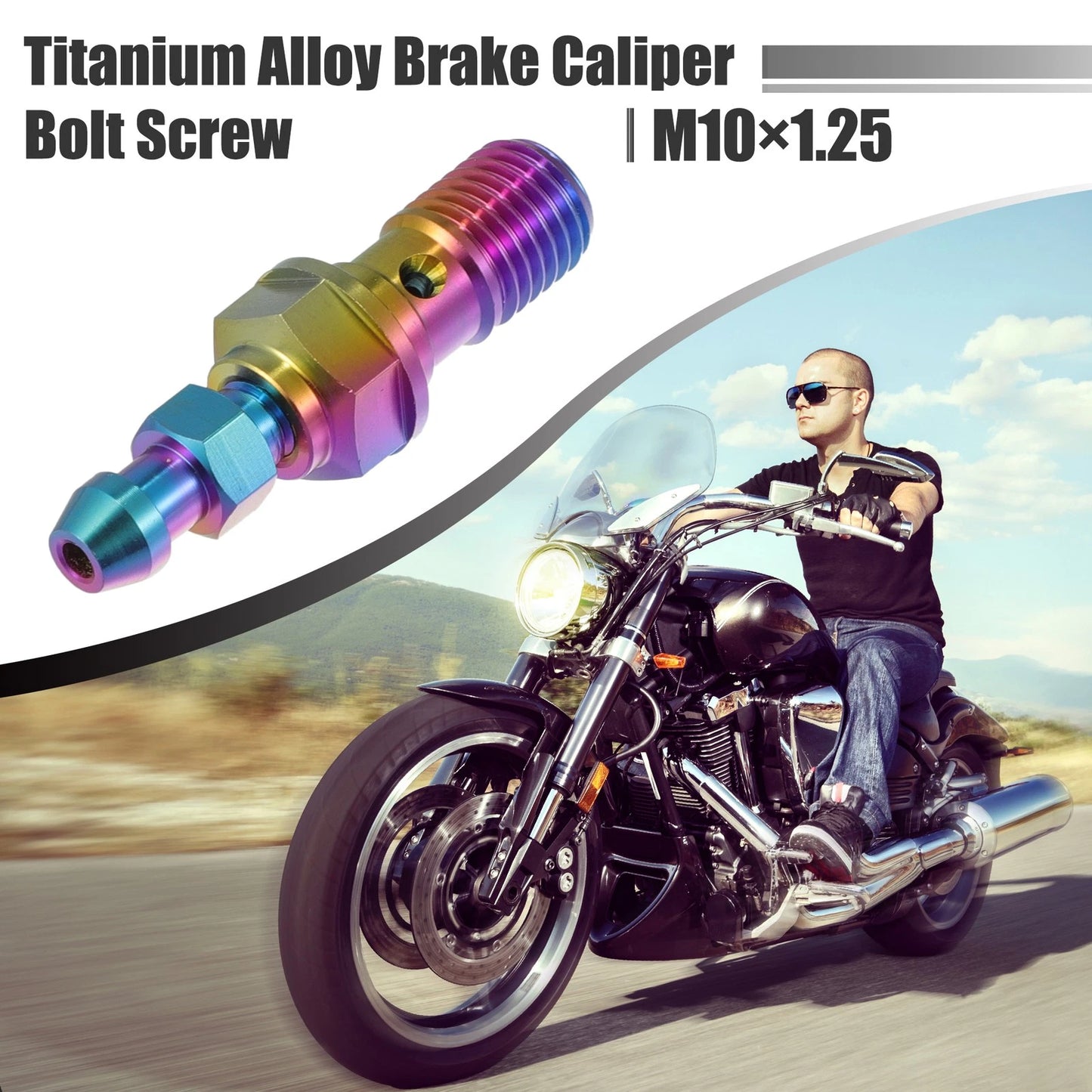 Titanium Alloy / M10x1.25 / Motorcycle Brake Master Cylinder Screw for Motorcycle