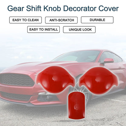 Red Gear Shift Knob Cover for Ford Mustang (2015-2023)