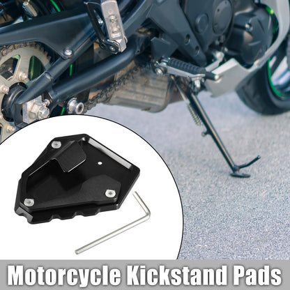 Aluminum Alloy Kickstand Pad Set for Honda NT1100 (2021-2023) Black