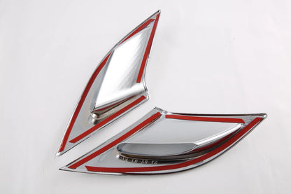 ABS Chrome Front Fog Light Tail Lamp Lid Cover Trim for Honda Accord (2023)