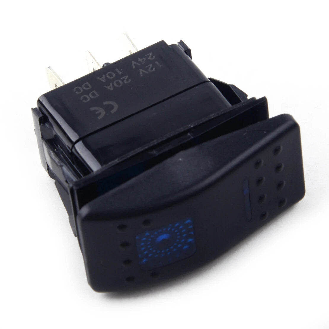 12V 24V 7 Pin LED DPDT Momentary Rocker Switch for Boat