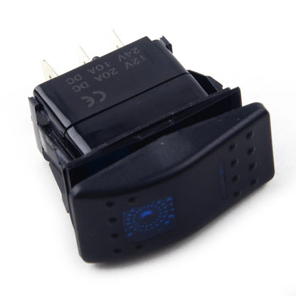12V 24V 7 Pin LED DPDT Momentary Rocker Switch for Boat