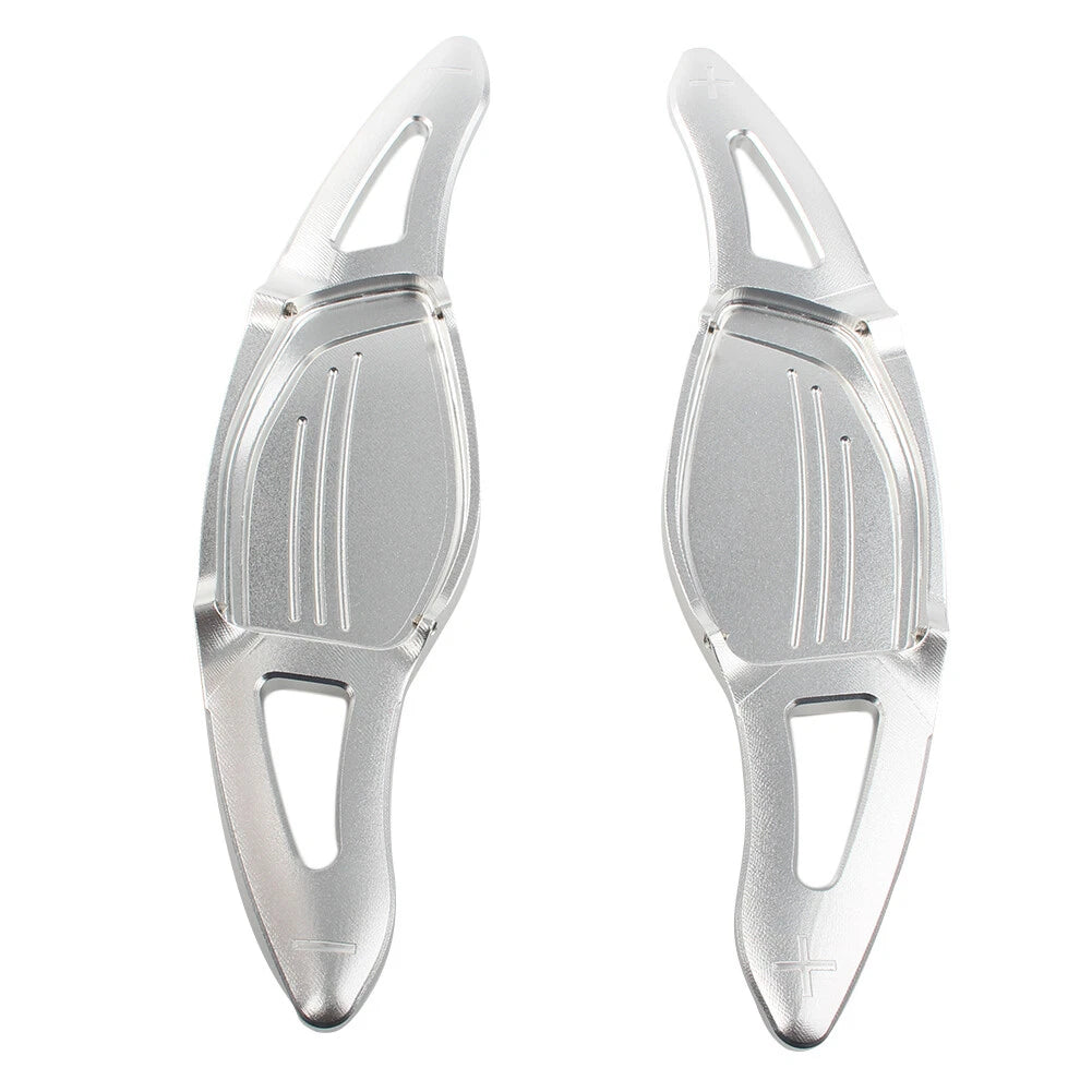2 x Steering Wheel Paddle Shifter Extensions for Audi R8 RS3 RS4 RS5 TT RS
