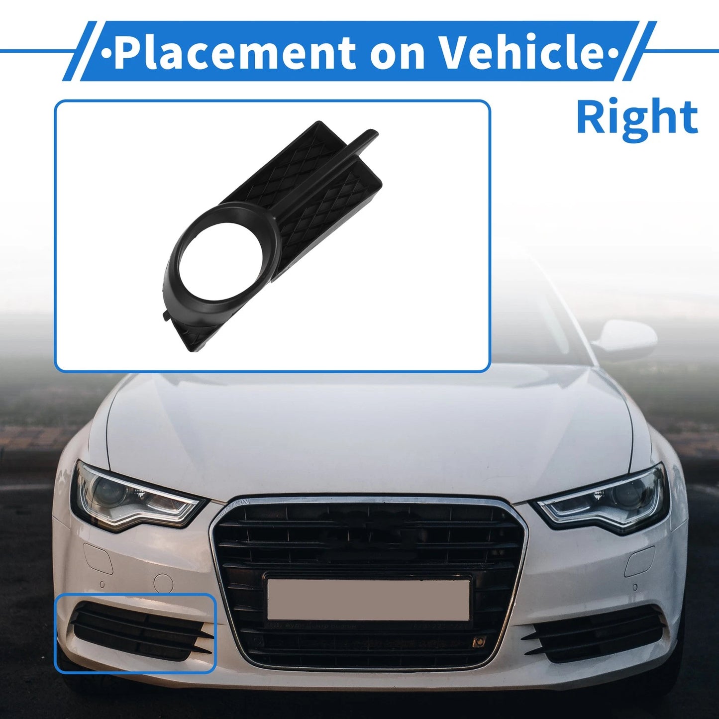 Fog Light Grill 1 x for Chevrolet Aveo (2007 - 2011)