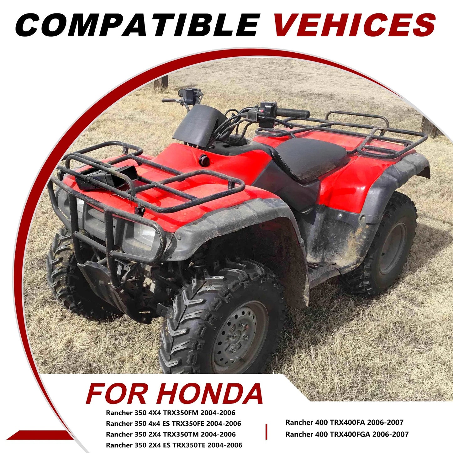 Handlebar for Honda Rancher 400 TRX400FA TRX400FGA 4x4 (2006-2007)