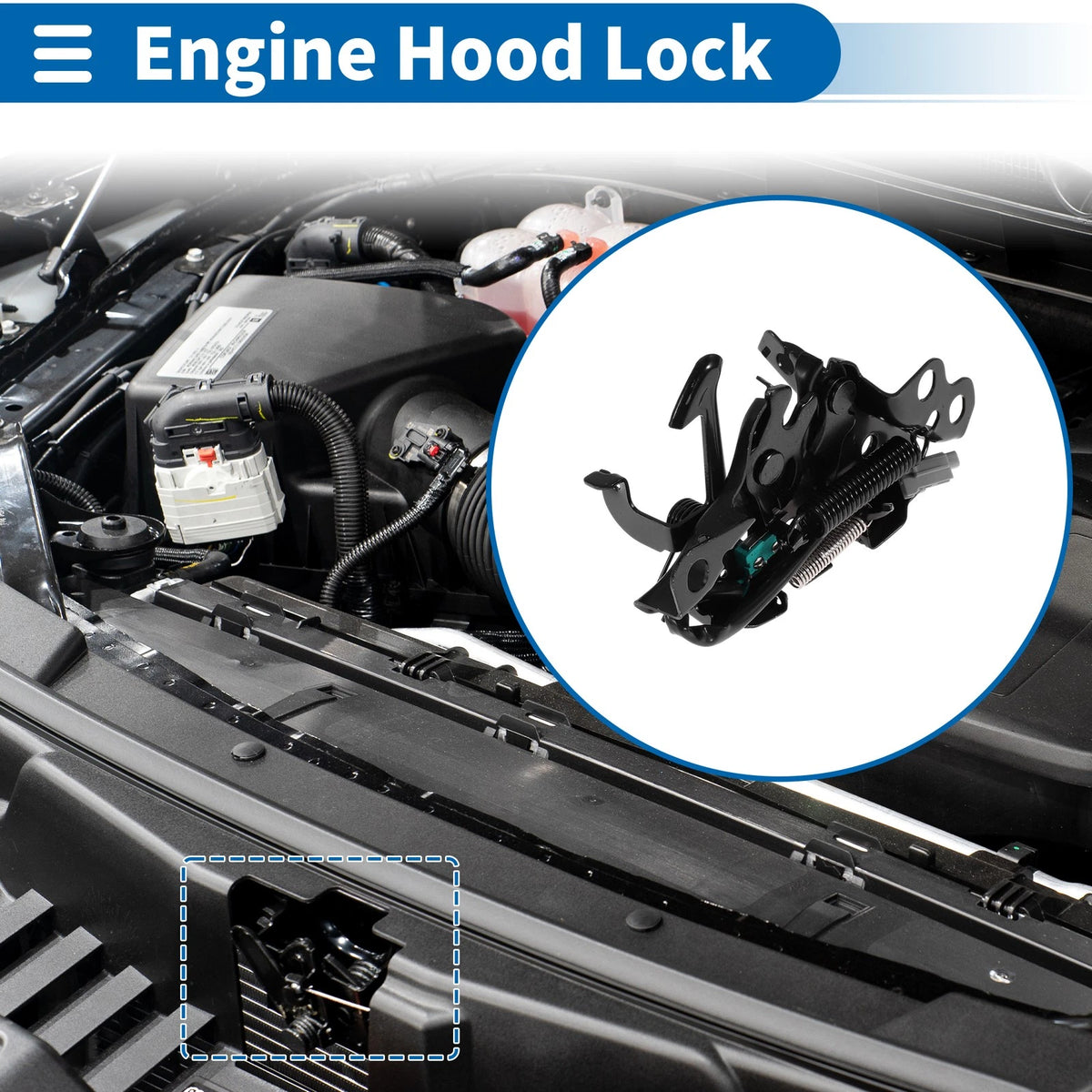 Hood Latch Assembly for Nissan X-TRAIL III (2014-2018) 1 Pc