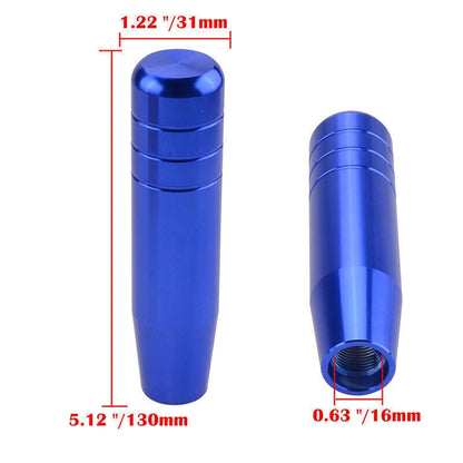 Blue Universal Aluminum Manual Car Gear Stick Shift Knob for Various Models