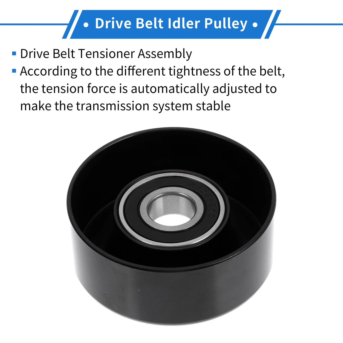Drive Belt Idler Pulley for Ford Escort (1998-2004) 1 Pc
