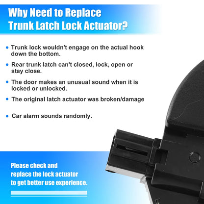 Trunk Latch Lock Actuator for Honda Civic (2012)