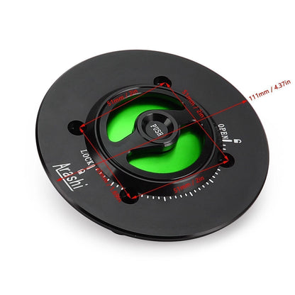 Fuel Tank Cap Green for Kawasaki Ninja 400, EX 400 (2018-2019)