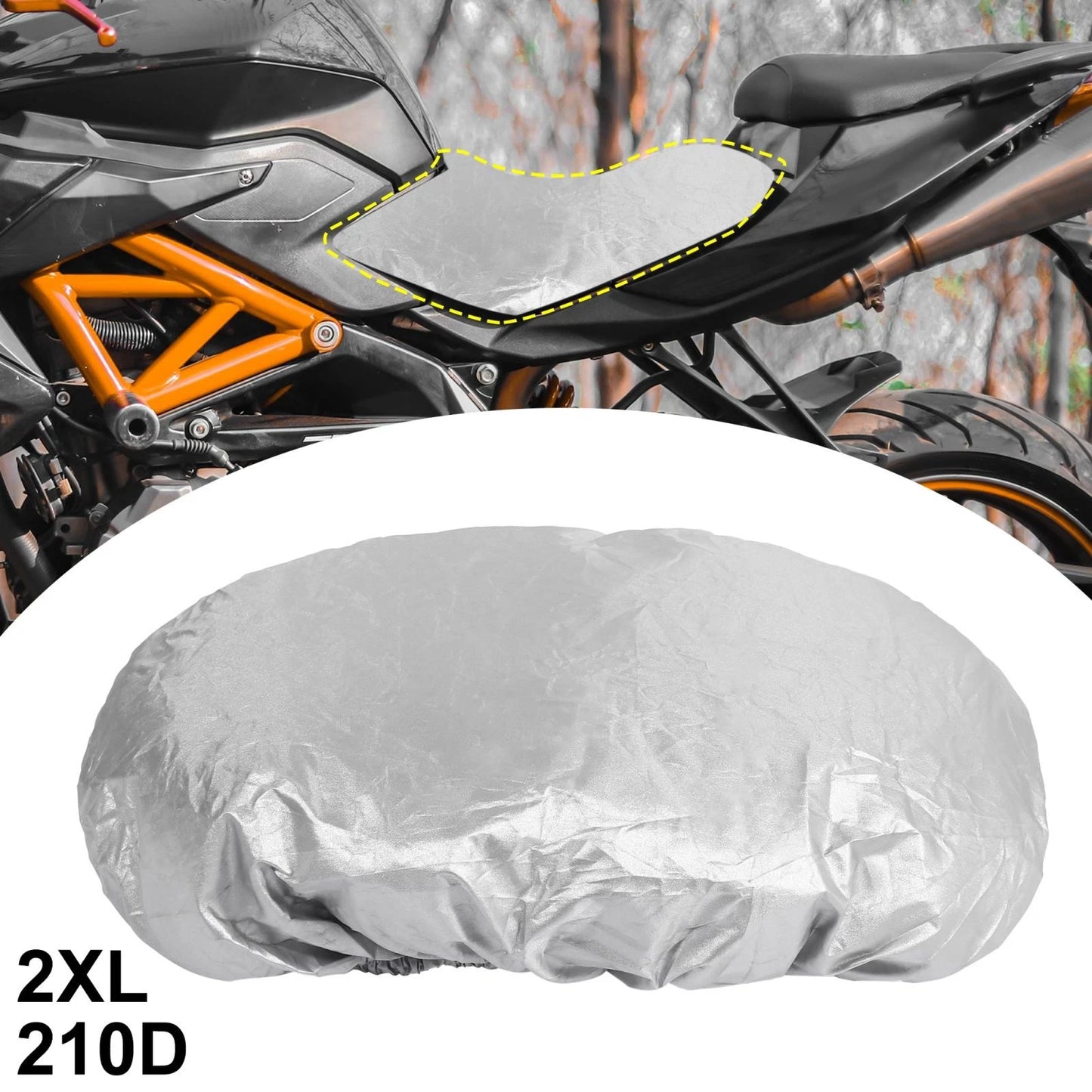 Seat Cover / 92x47cm / Motorcycle Seat Protector for Motorcycle
