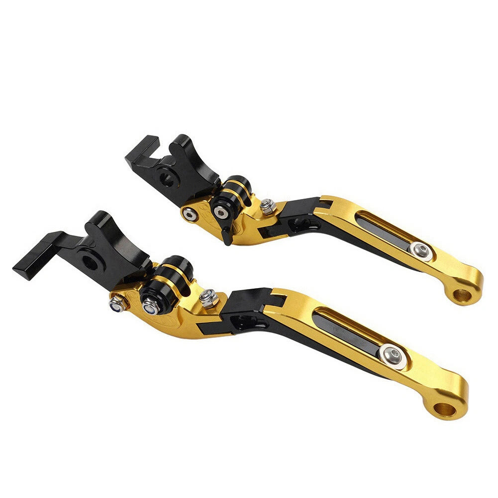 Gold CNC Extendable Brake Clutch Levers for BMW S1000XR (2015-2021)