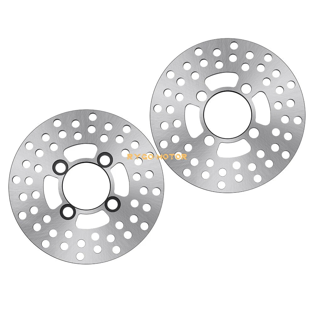 2 x Front Brake Disc Rotor for Yamaha Raptor 125 YFM125 (2011–2013)
