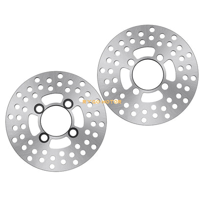 2 x Front Brake Disc Rotor for Yamaha Raptor 125 YFM125 (2011–2013)
