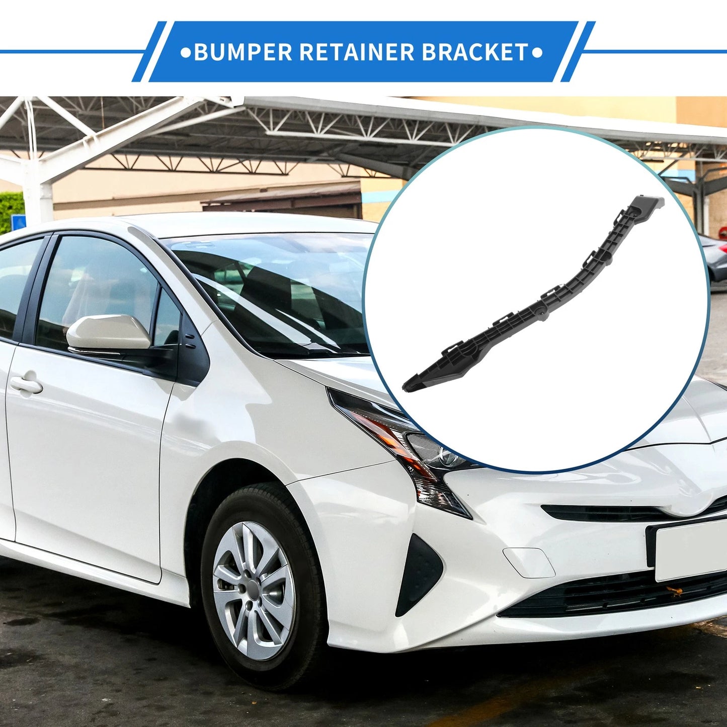 Left Rear Bumper Retainer Bracket for Toyota Corolla (2014-2019)