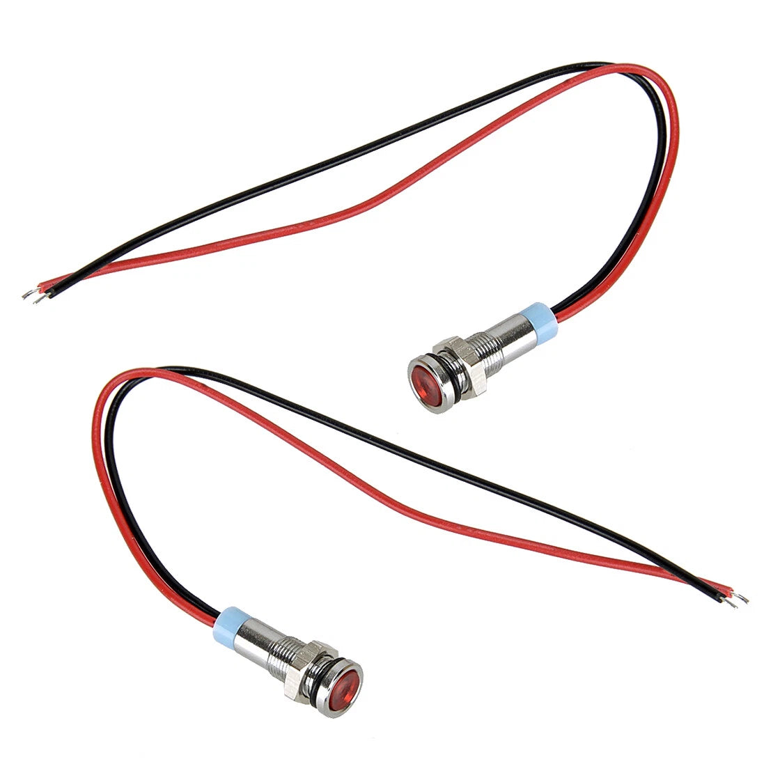 Ultra Small Red LED Brake & Running Tail Lights for Cafe Racer Motorcycle