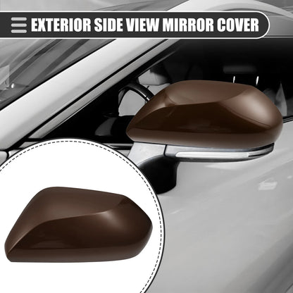 Left Side Mirror Cover Cap for Toyota Camry 2.5L L4 (2018-2023) Brown
