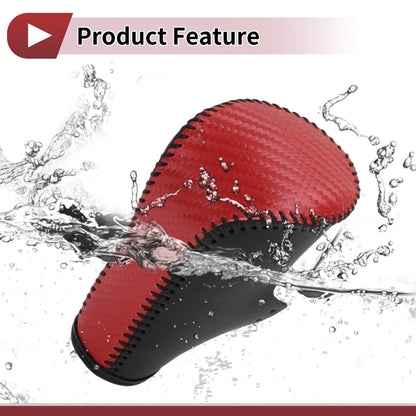 Red Carbon Fiber Gear Shift Knob Cover for Honda Accord (2008-2012)