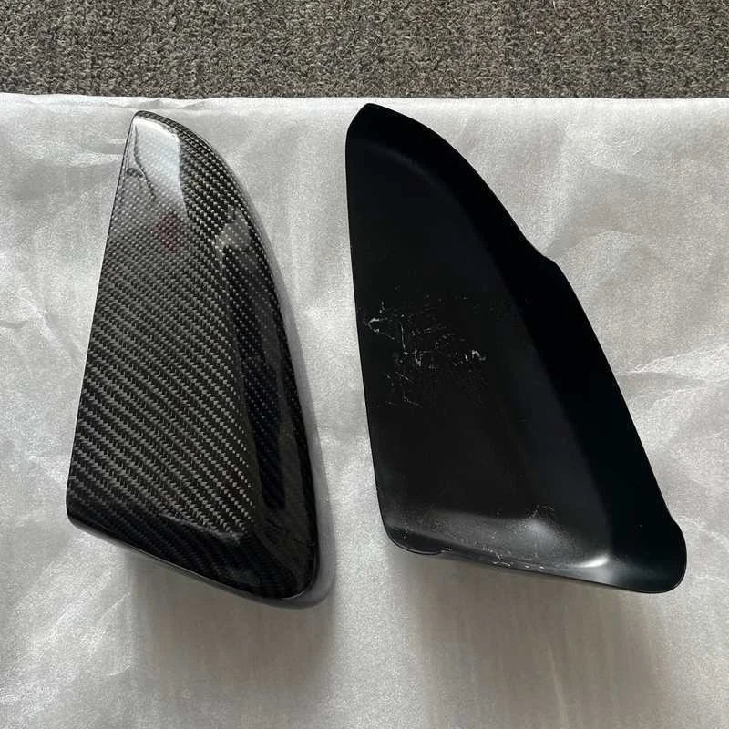 Carbon Fiber Add-on Side Mirror Caps for Cadillac CTS Sedan 14-19 / CTS-V 16-19