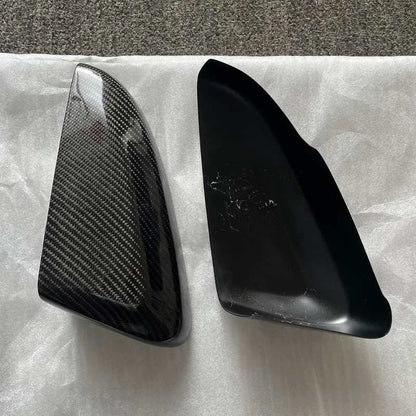 Carbon Fiber Add-on Side Mirror Caps for Cadillac CTS Sedan 14-19 / CTS-V 16-19