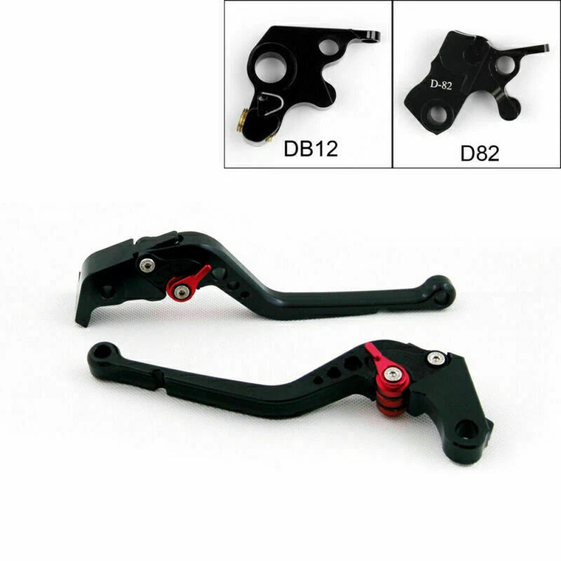Brake Clutch Lever for Ducati 821 Monster/Dark/Stripe (2014-2016) Black F2