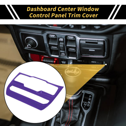 Dashboard Center Control Panel Cover for Jeep Wrangler (2011-2018)