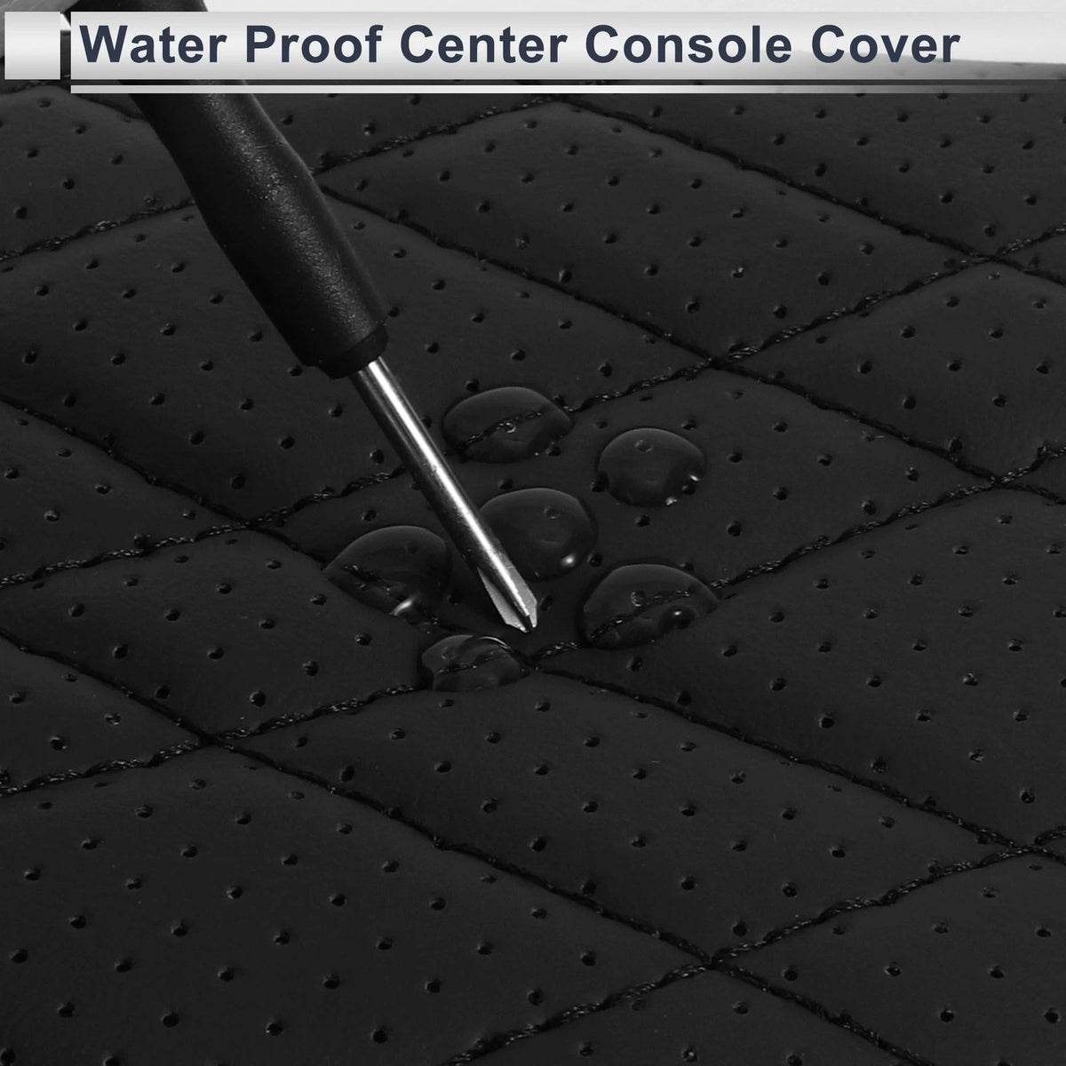 Car Center Console Cover for BMW X7 (2019-2023) - Black Storage Bag 1 Pair