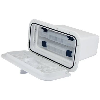 Fishing Tackle Box for Boat Storage - Plano 2-Tray Saltwater Tackle