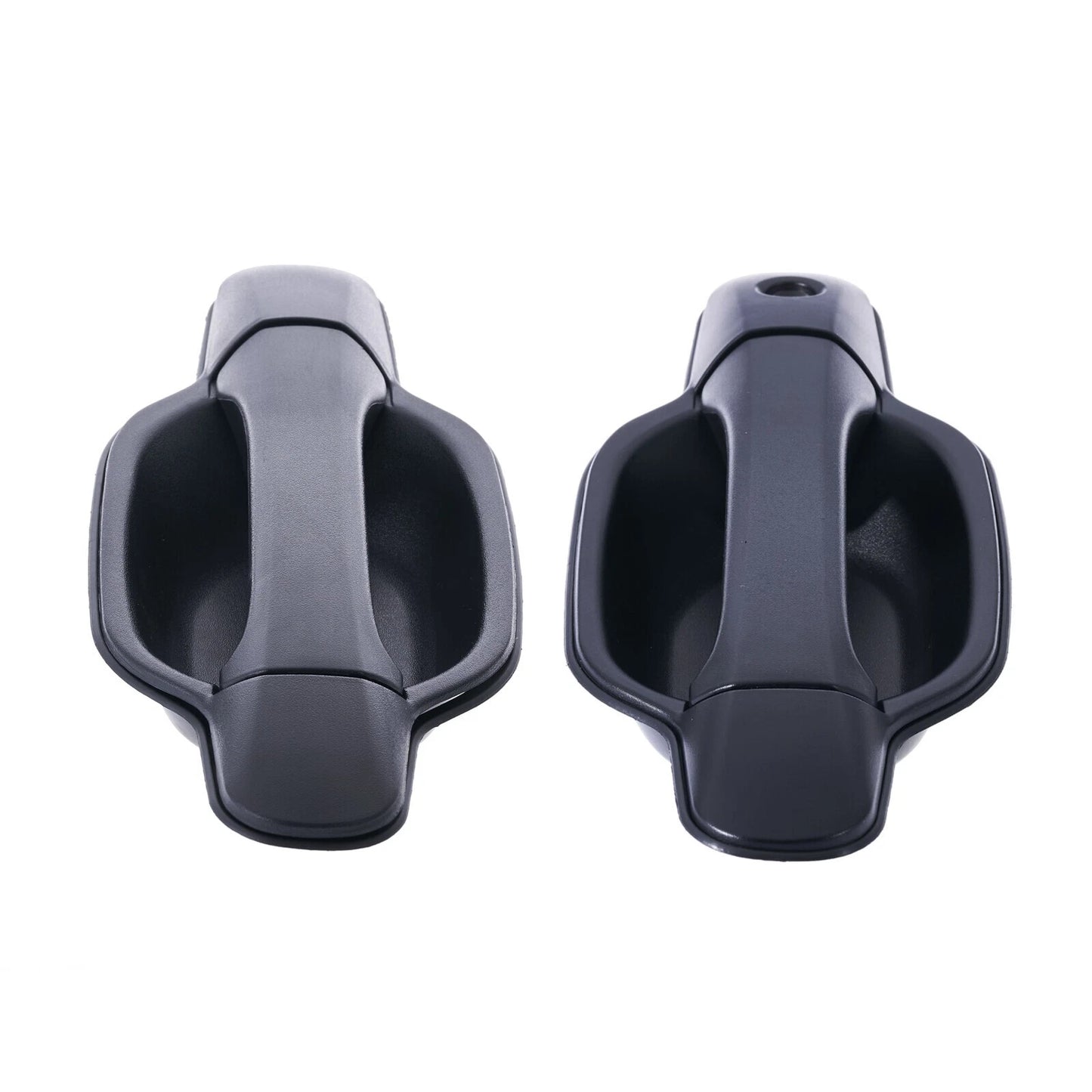 2 x Front Left & Right Outer Door Handles Black for Isuzu D-Max (2006-2012)