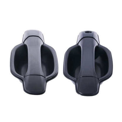 2 x Front Left & Right Outer Door Handles Black for Isuzu D-Max (2006-2012)