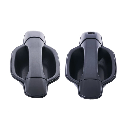 2 x Front Left & Right Outer Door Handles Black for Isuzu D-Max (2006-2012)