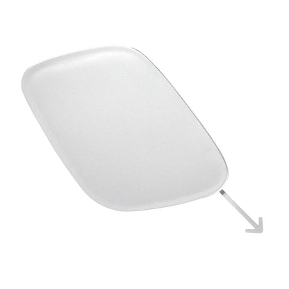 Silver Front Right Bumper Tow Hook Eye Cover for Toyota Prius (2019-2021)