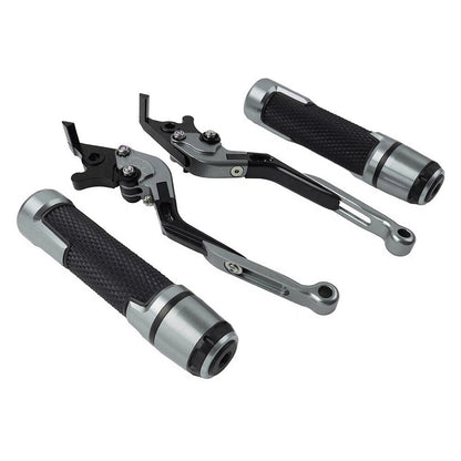 Extendable Brake Clutch Lever Grip Set for Kawasaki Z1000 ZX6R (2003-2023)