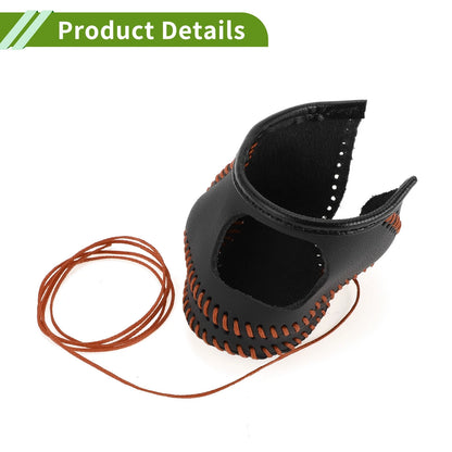 Gear Shift Knob Cover for Toyota CH-R 2018-2022 Black Brown Faux Leather